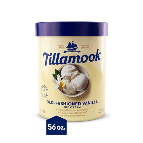 Tillamook Old Fashioned Vanilla Ice Cream Fl Oz Walmart