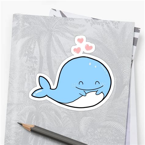 Cute Kawaii Dolphin Sticker By Ap Style Loft Redbubble