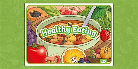 Healthy Eating Display Poster Twinkl Display Twinkl