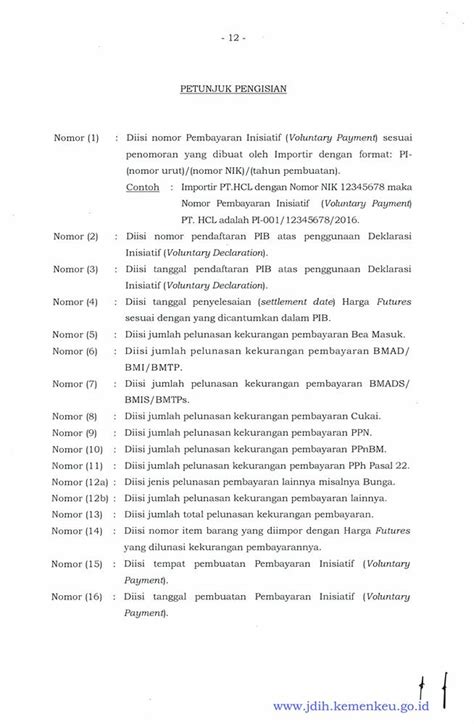 PERATURAN MENTERI KEUANGAN REPUBLIK INDONESIA NOMOR 67 PMK 04 2016