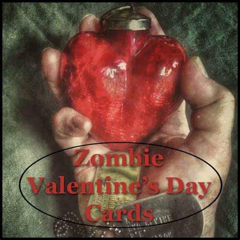 Zombie Valentines Day Cards The Cool Card Shop