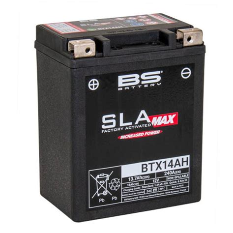 BS Battery SLA Max AGM Factory Activated Maintenance Free Battery