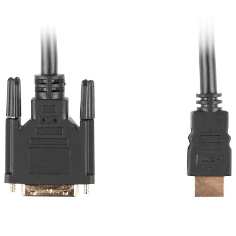 Câble Lanberg HDMI A mâle vers DVI D mâle 1 8m Cablematic