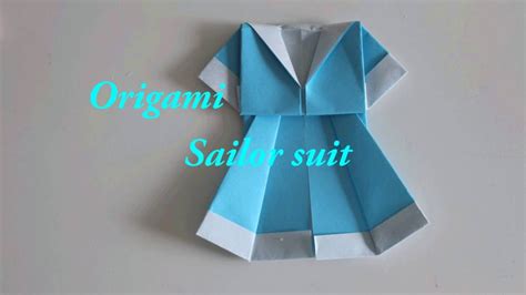 Origami Sailor Suit Youtube