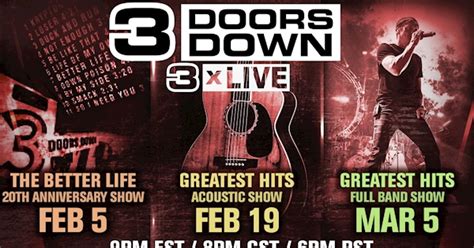 3 Doors Down 3 X Live