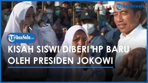 Kisah Siswi SMA Jatuh Buat HP Nya Rusak Saat Kejar Rombongan Presiden