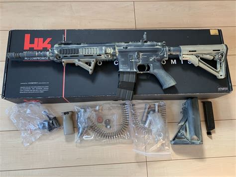 Yahoo オークション VFC HK416 GBB co2カスタム ghkマガジン対応加工品