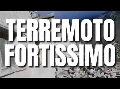 1 secondo fa Un fortissimo terremoto ha colpito l Italia oggi lunedì