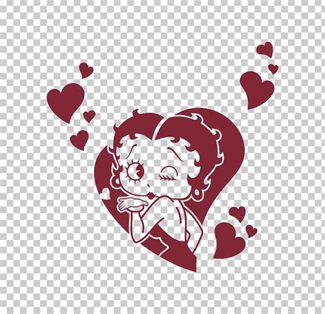 Betty Boop Animated Film Kiss My Ass Classic Kiss Regrooved Sticker