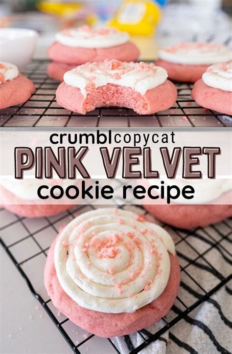 Crumbl Pink Velvet Cookie Recipe Find Vegetarian Recipes