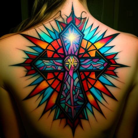 68 Stained Glass Tattoo Ideas