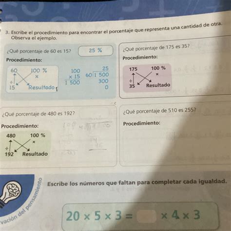 Escribe El Procedimiento Para Encontrar El Porcentaje Que Representa