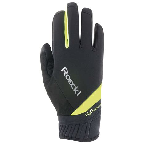 Roeckl Sports Ranten Cycling Gloves Black Fluo Yellow 9210 BIKE24