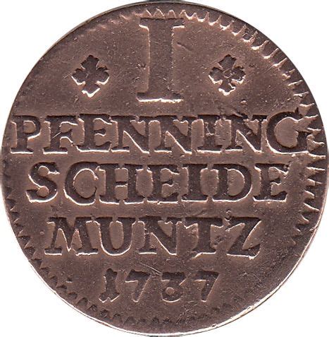 Pfenning George Ii Brunswick L Neburg Calenberg Hannover Numista