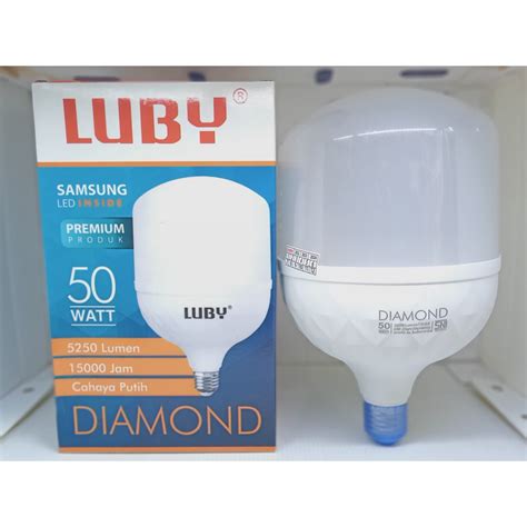 Jual Lampu Led Capsule Luby Diamond 50 Watt Cahaya Putih Shopee Indonesia