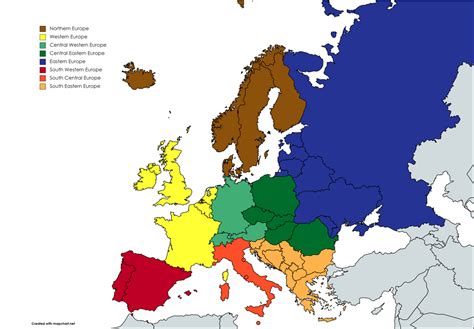 Since Everyone Is Doing It Heres A Map Of Regions Of Europe R Mapporn