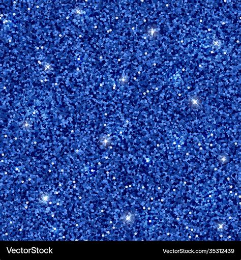 Blue glitter seamless pattern Royalty Free Vector Image