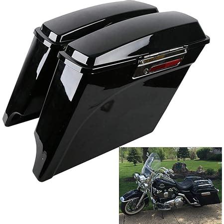 Amazon XMT MOTO Vivid Black ABS Hard Saddle Bags Saddlebags Fits