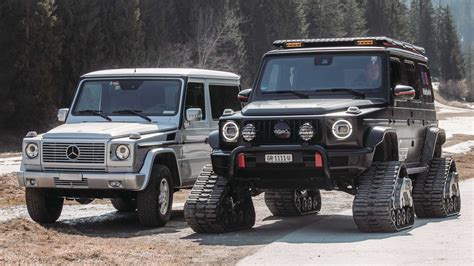 A Mercedes Benz Fan Blog Mercedes Benz G500 Gets Tracks For Conquering Swiss