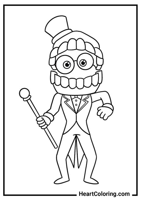 The Amazing Digital Circus Free Printable Coloring Pages