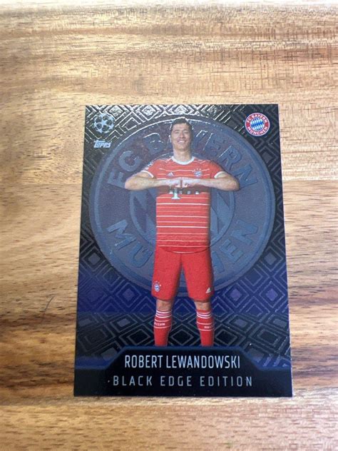 Robert Lewandowski Black Edge Edition Hobbies Toys Memorabilia