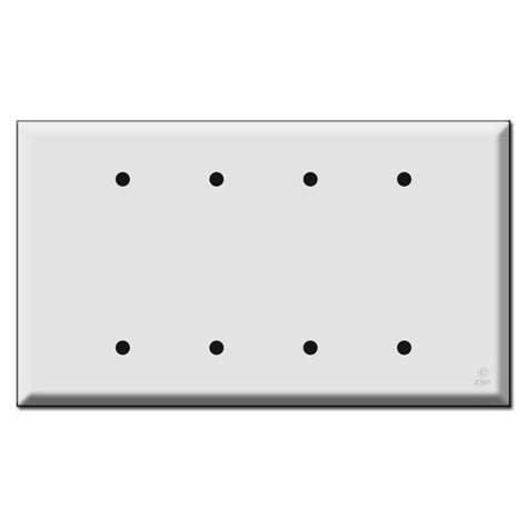 4 Or Four Gang Blank Switch Plate Covers Kyle Switch Plates