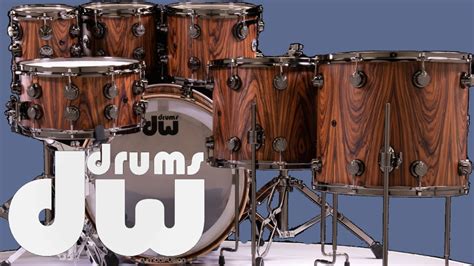 Dw Collector S 7pc Maple Ssc Shell Pack Hard Satin Santos Rosewood Youtube