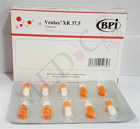 Medica Rcp Venlax Xr 37 5mg Indications Side Effects Composition Route All Price