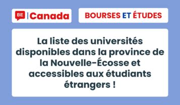 Les Universit S Au Canada Qui Acceptent Les Trangers