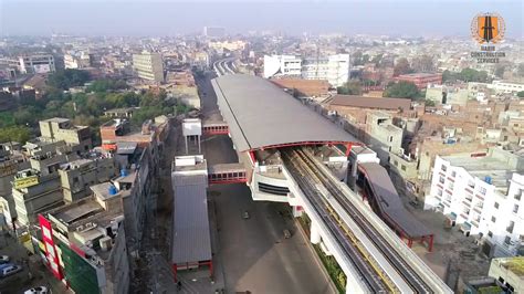 Lahore Orange Line Metro Train Project Youtube