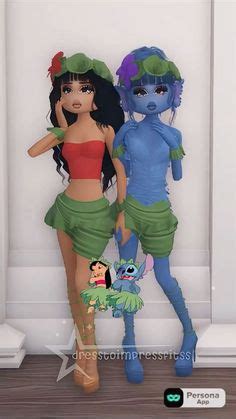 Lilo And Stitch Dti Duo In Dress To Impress Duo Dress