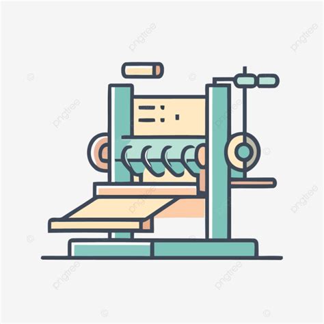 An Icon Of A Printing Machine Vector A Lineal Icon Depicting Printing