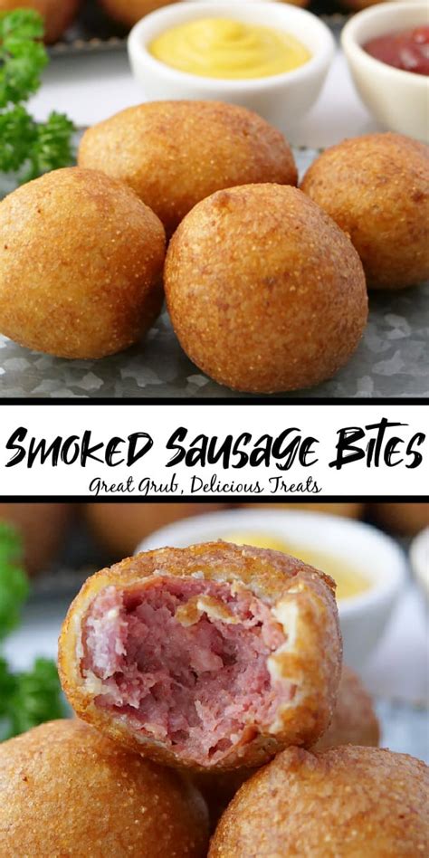 Fried Smoked Sausage Bites Great Grub Delicious Treats