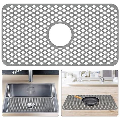 Snapklik Silicone Sink Protector Mat X Single Bowl Sink