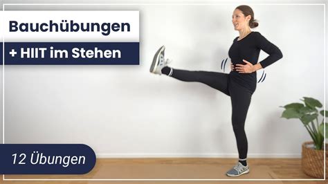 HIIT Bauch Workout im Stehen 12 schnelle Übungen für starke