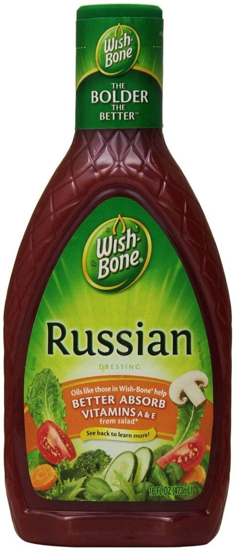 Wish Bone Russian Salad Dressing 16 Oz Bottles Pack Of 2 Delicious