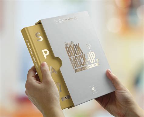 Book Mock Up Slipcase Edition Behance