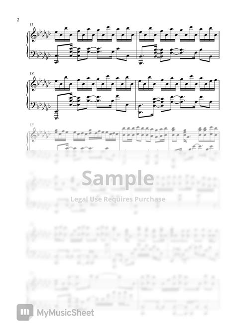 Falling In Reverse Popular Monster Sheet Music By Grim Cat Piano