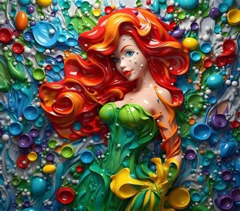 Pin By Vcsublimados On Imagen En 3 D Art Painting Disney Princess