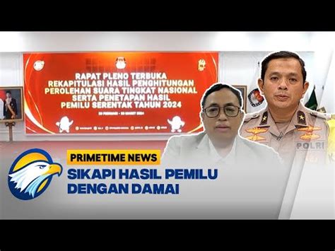 Sikapi Hasil Pemilu Dengan Damai Youtube