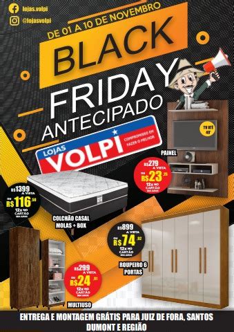 Black Friday Antecipado Lojas Volpi