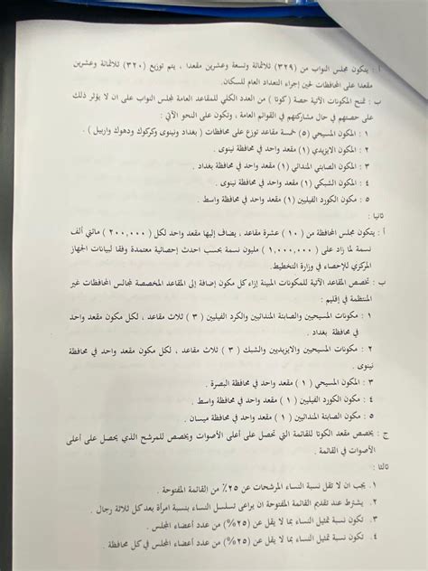 شفق نيوز تنشر نص قانون انتخابات مجالس المحافظات المعدل شفق نيوز