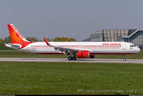 D Azwk Air India Airbus A321 251nx Photo By Kilian Feßler Id 1416905