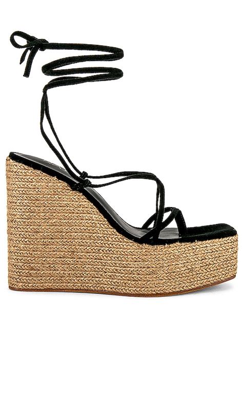 Raye Saige Wedge In Black Revolve