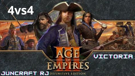 4vs4 En Age Of Empire Iii Definitive Edition Una Buena Victoria Youtube