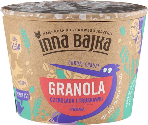 Inna Bajka Granola W Kubku Czekolada I Truskawki G Kupuj W Zawsze