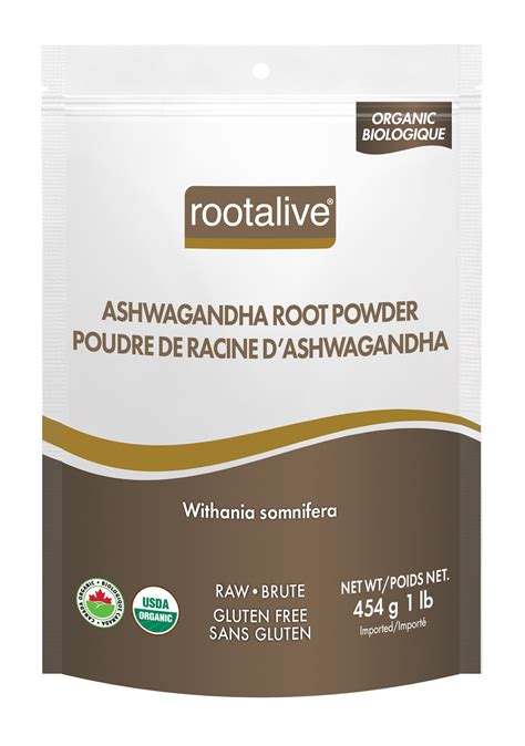 Rootalive Organic Ashwagandha Root Powder | BuyWell.com | BuyWell.com - Canada's online vitamin ...