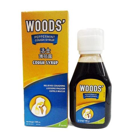 Woods Peppermint Cough Syrup Adult 100ml Kaisar Pharmacy