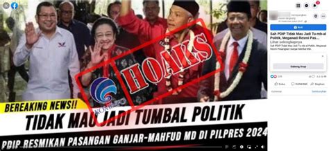 [hoaks] Unggahan Video Ketua Umum Pdip Resmi Usung Ganjar Pranowo Dan