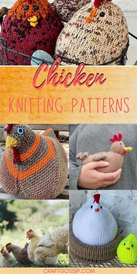 Chicken Knitting Patterns Knitting Stricken Und H Keln Stricken